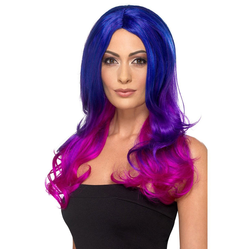 Fashion Ombre Wig Blue Pink Sydney Costume Shop