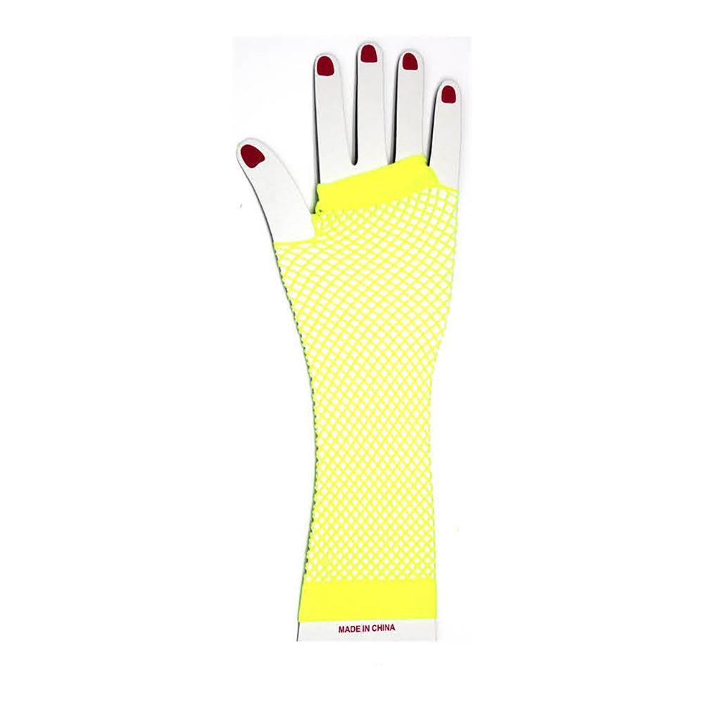 Fishnet Gloves - White