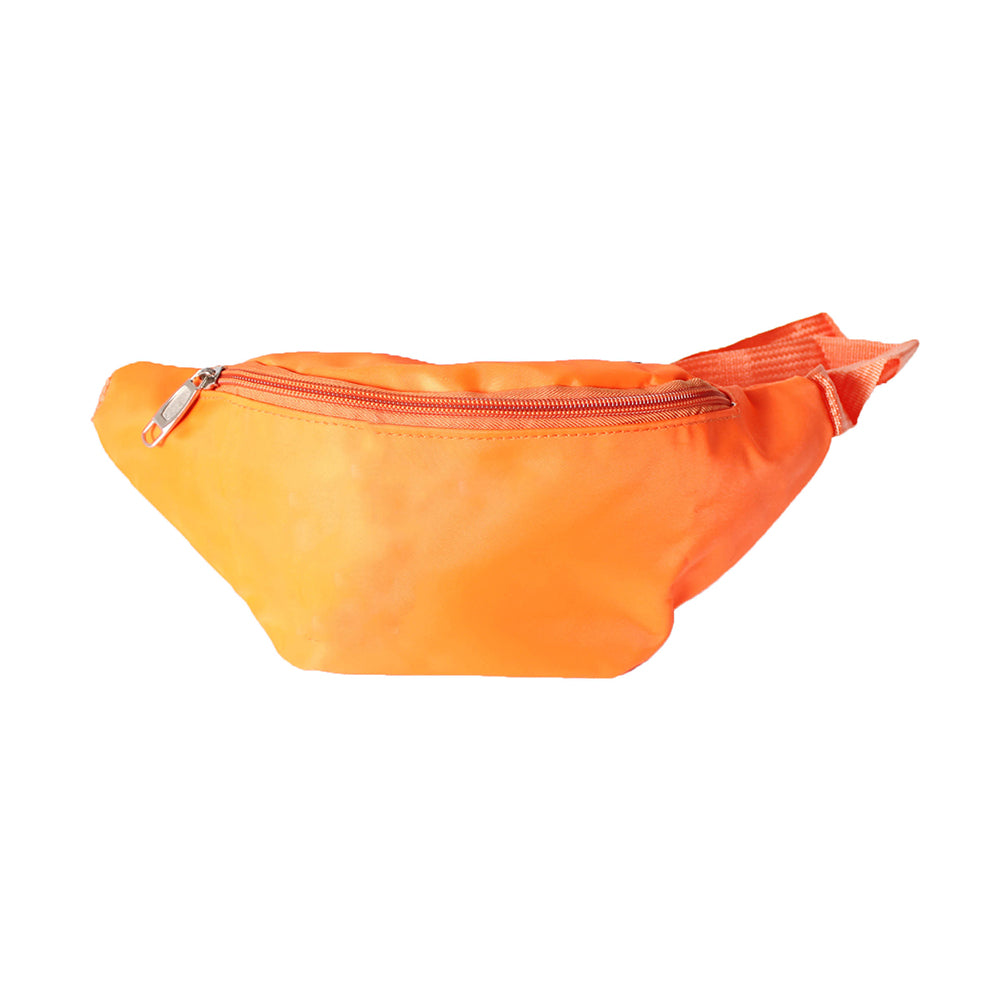 Orange transparent outlet fanny pack