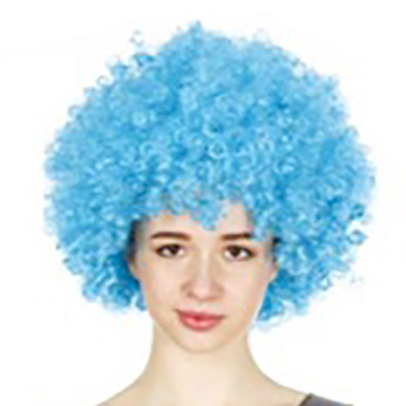 Afro Wig Light Blue Sydney Costume Shop