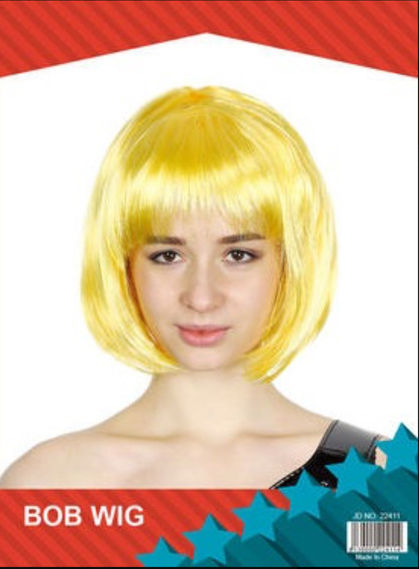 Yellow Bob Wig