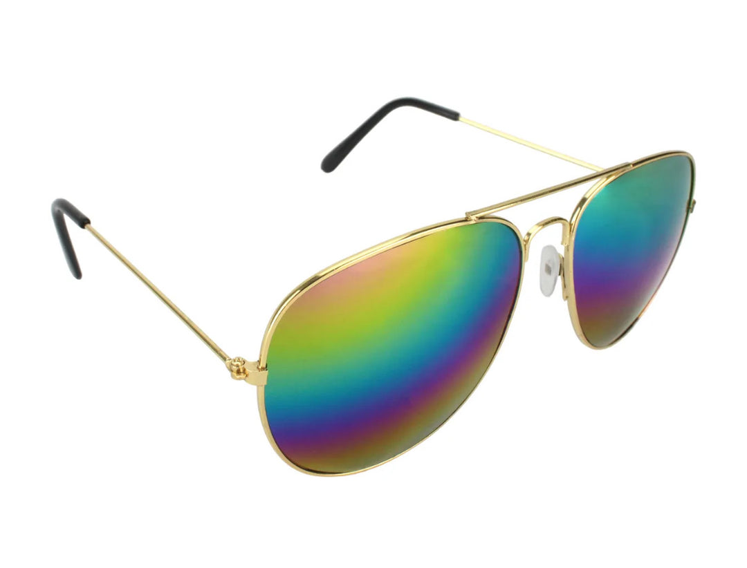 Aviator Glasses - Rainbow Mirror