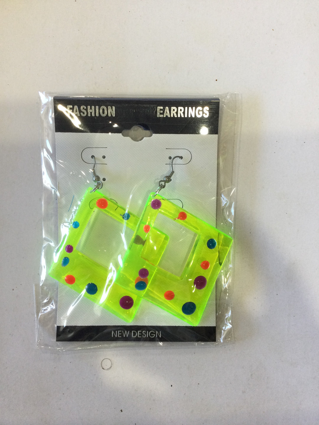 Earrings-Green Diamond