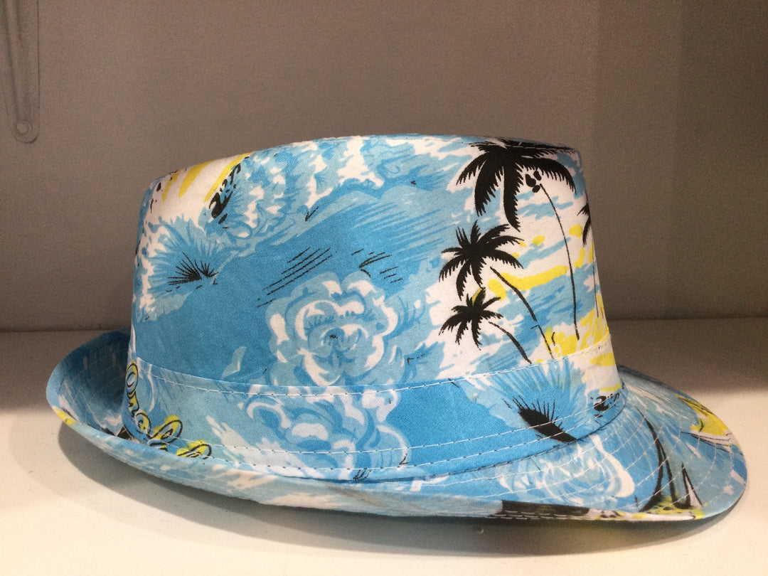 Blue Hawaiian Hat