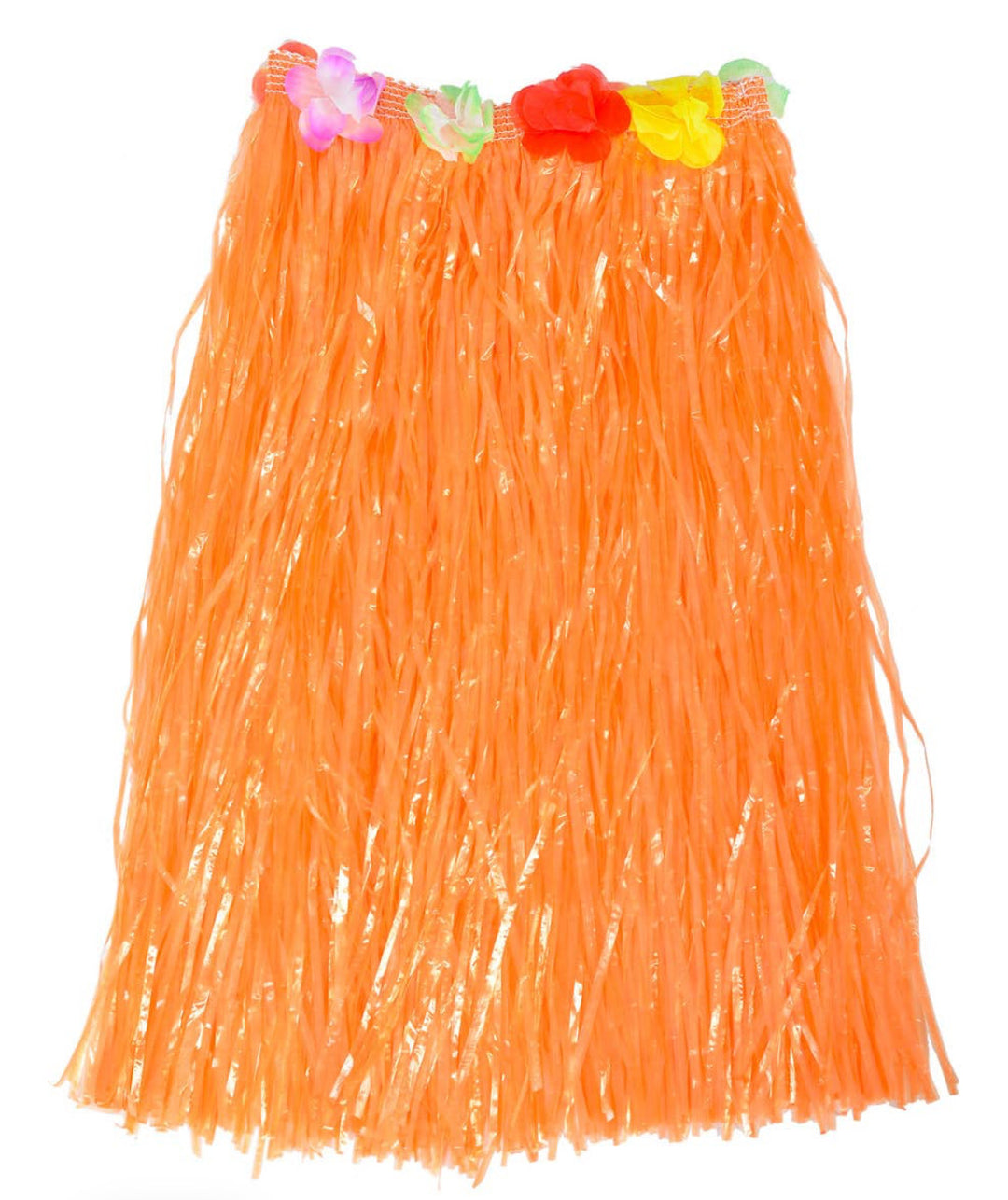 Orange Hawaiian Grass Skirt