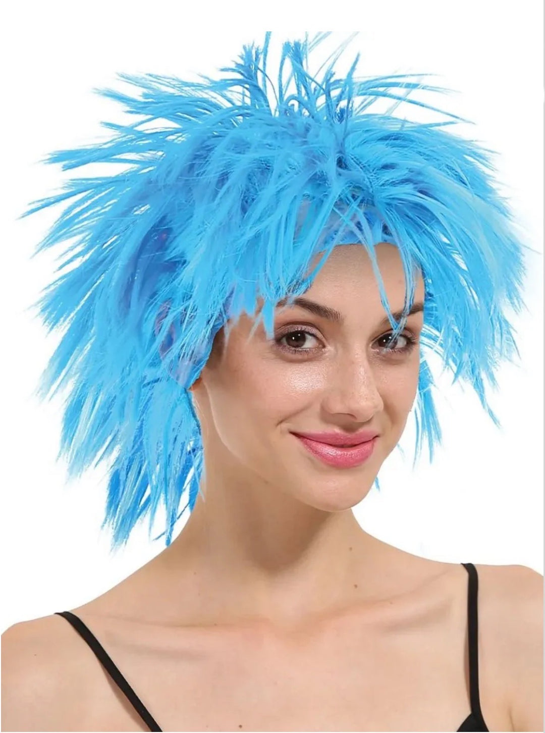 Spiky Thing Blue Wig