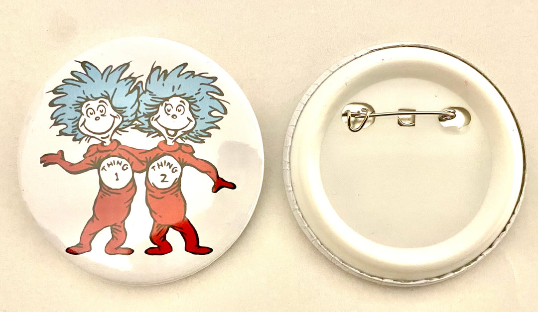 Thing 1 and 2 Badge