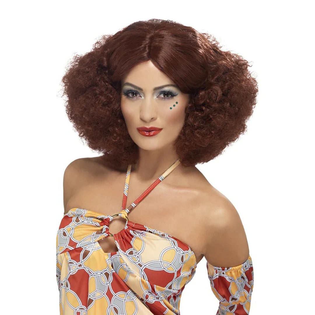 70s Auburn Afro Wig