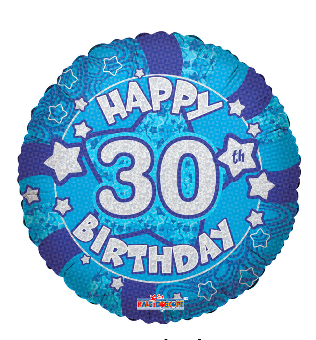 Blue 30th Birthday Balloon