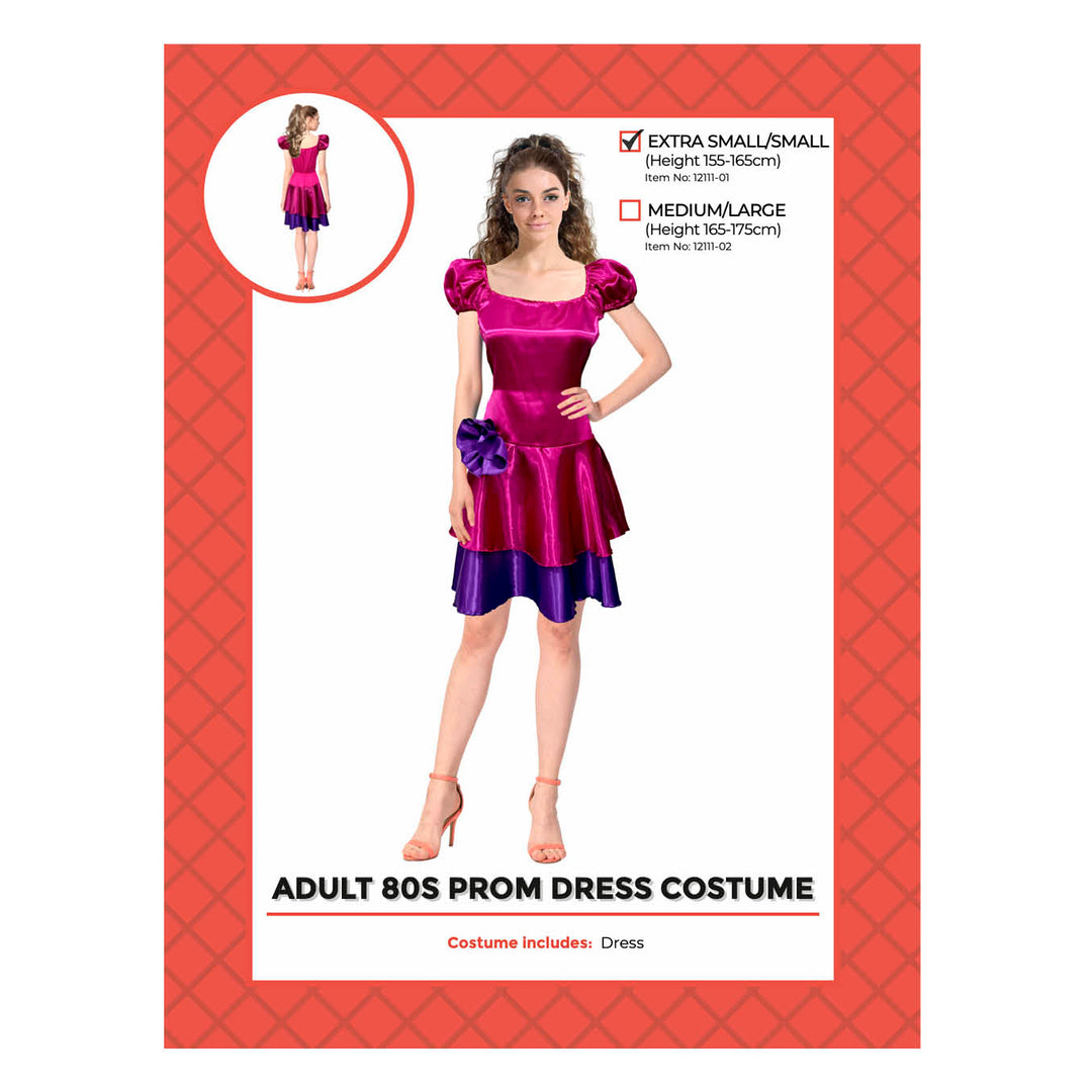 Adult 80s Prom Dress Costume