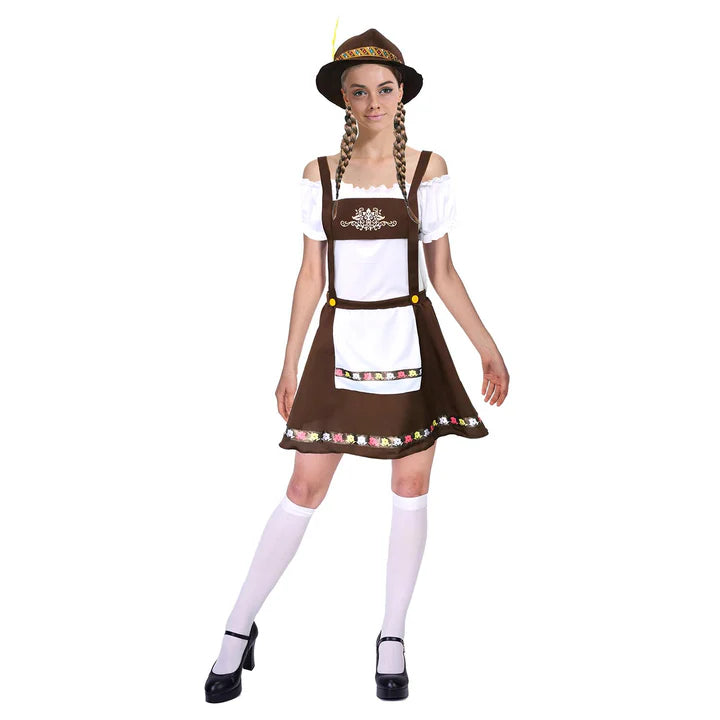 Adult Beer Girl Brown Costume