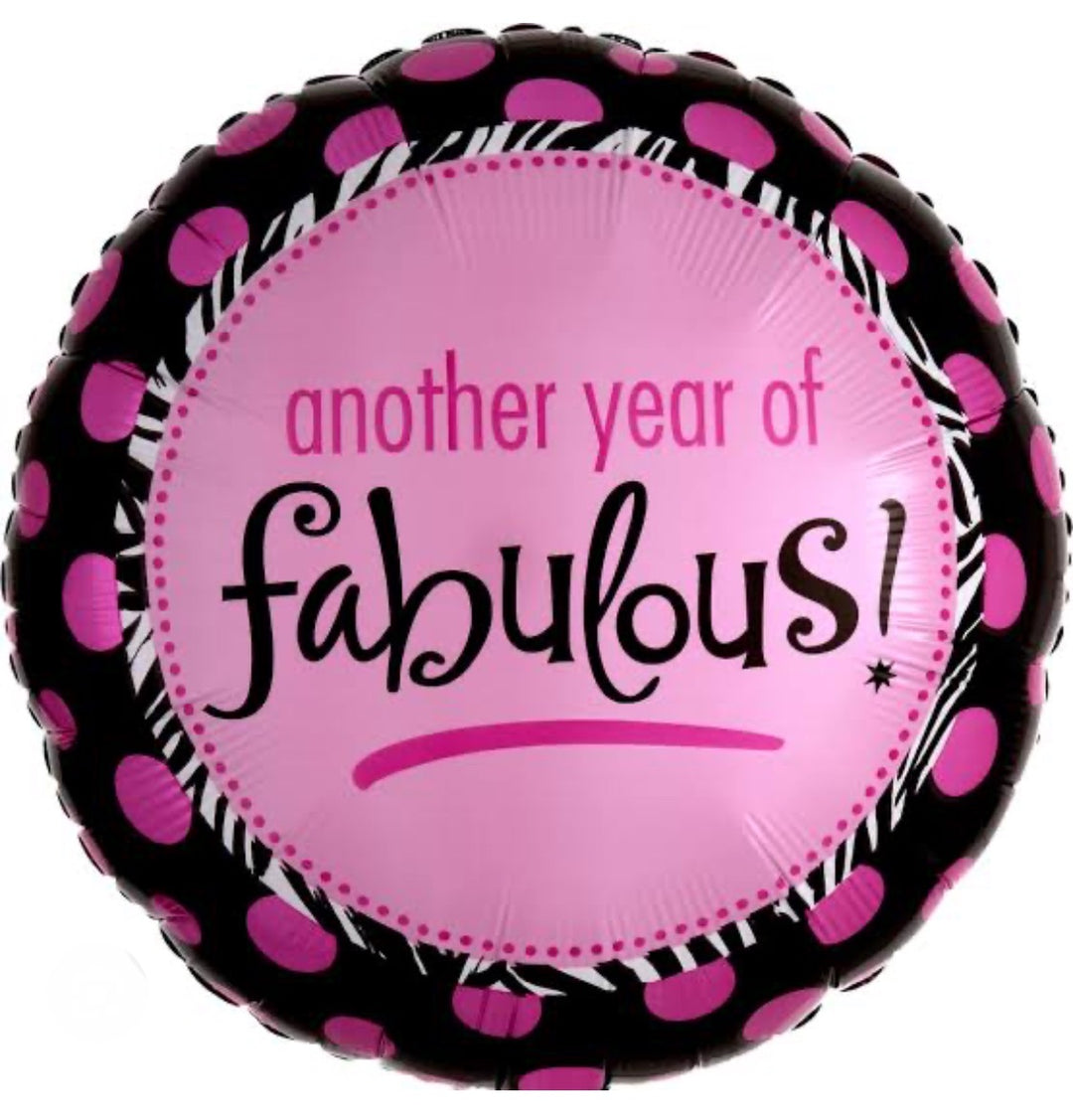 Another Year of Fabulous! Happy Birthday Birthday