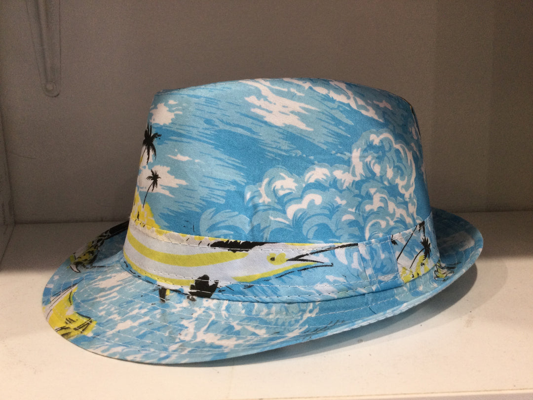 Blue Hawaiian Hat