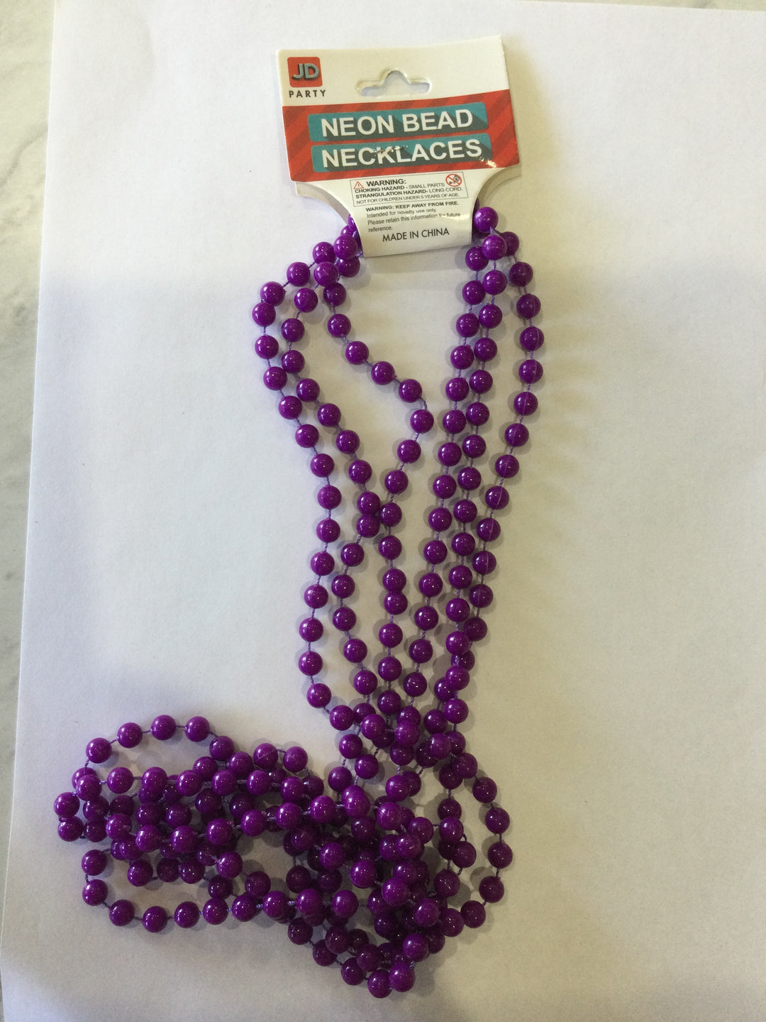 Purple Beaded Necklace