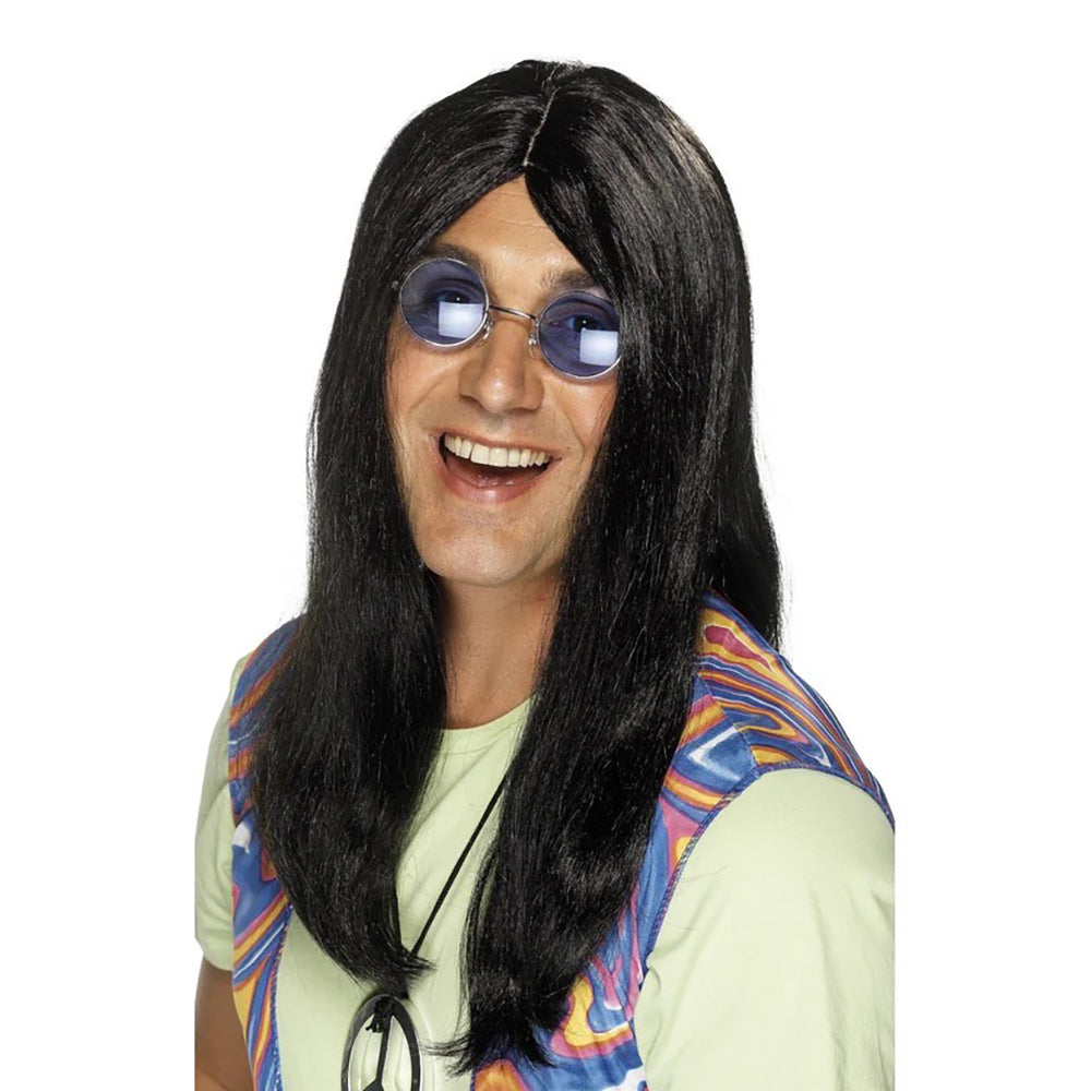 Black Neil Hippy Wig