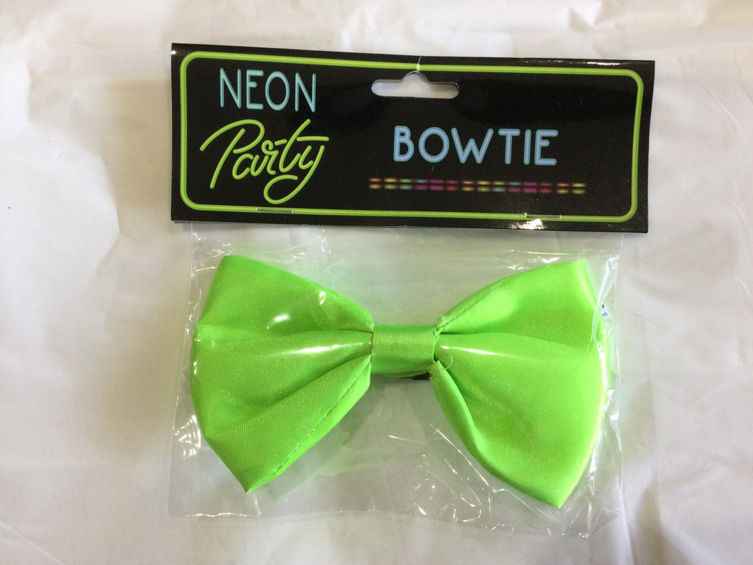 Neon Green Bow Tie