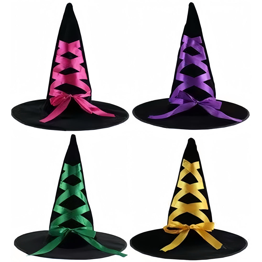 Coloured Ribbon Witch Hat