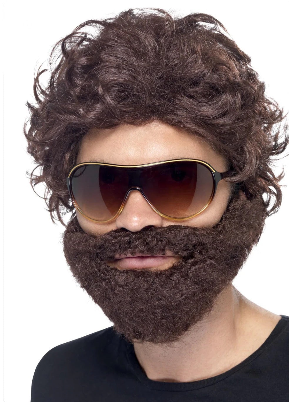 Alan Stag Do Wig, Beard and Glasses Kit