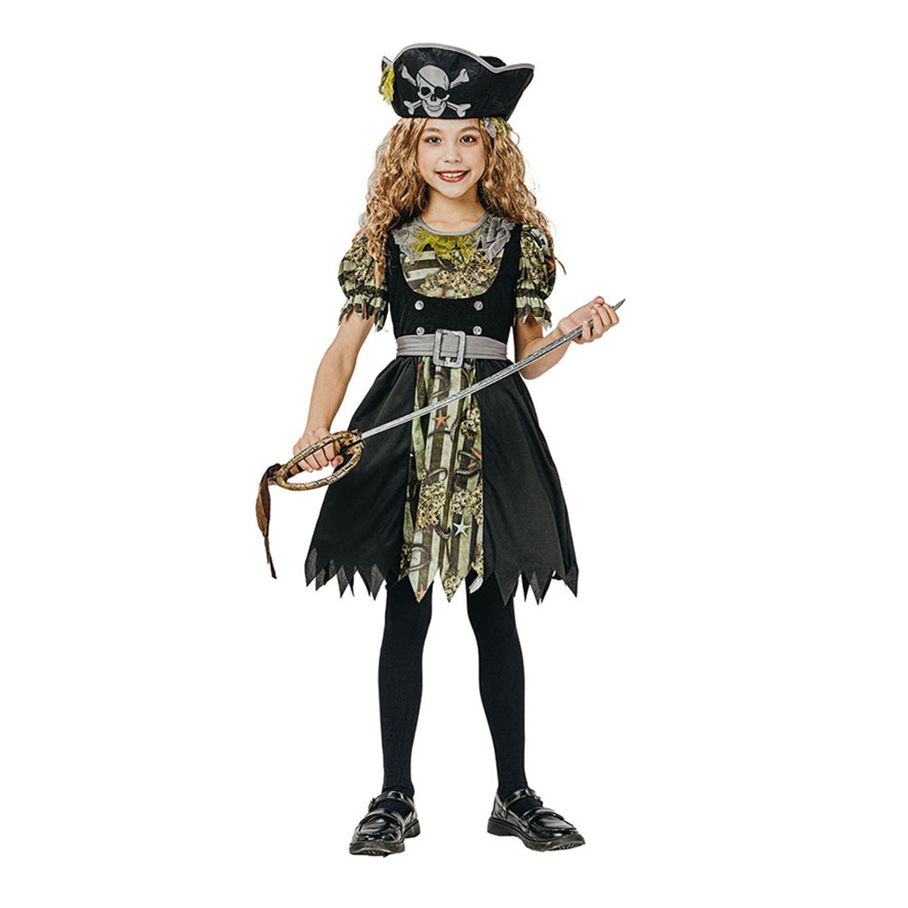 Ghost Pirate Girls Costume