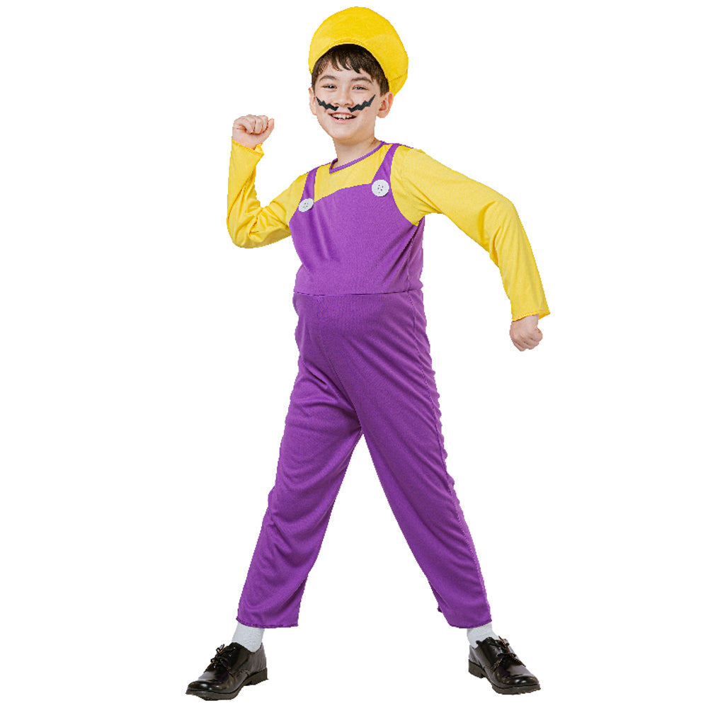 Purple Plumber Boy Costume