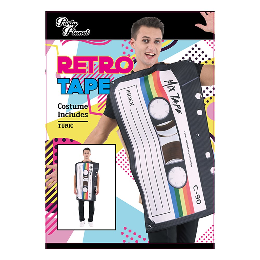 Retro Cassette Tape Costume