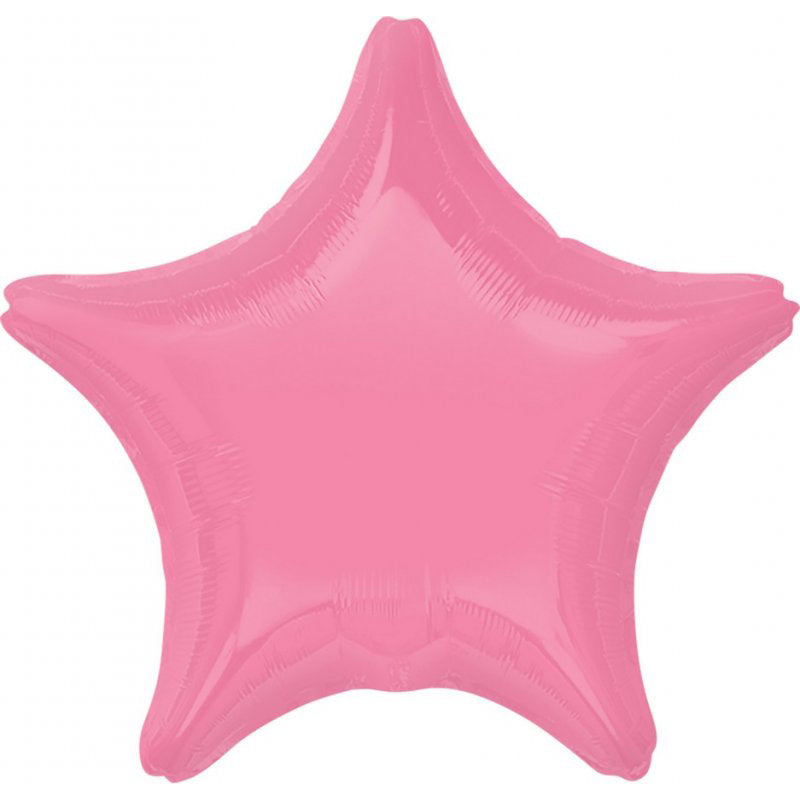 Star Bright Bubble Gum Pink Foil Balloon