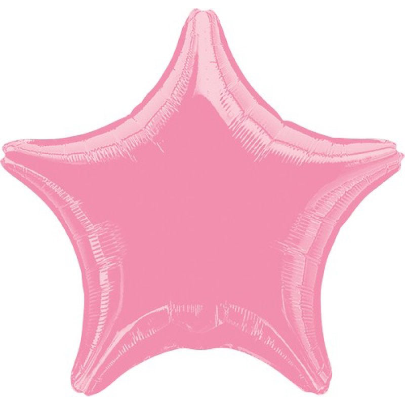 Star Metallic Pink Foil Balloon