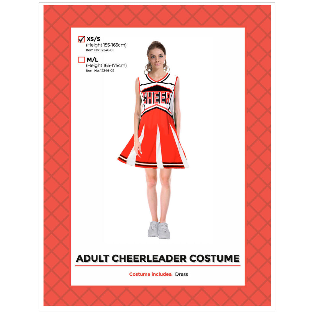 Red Cheerleader Costume