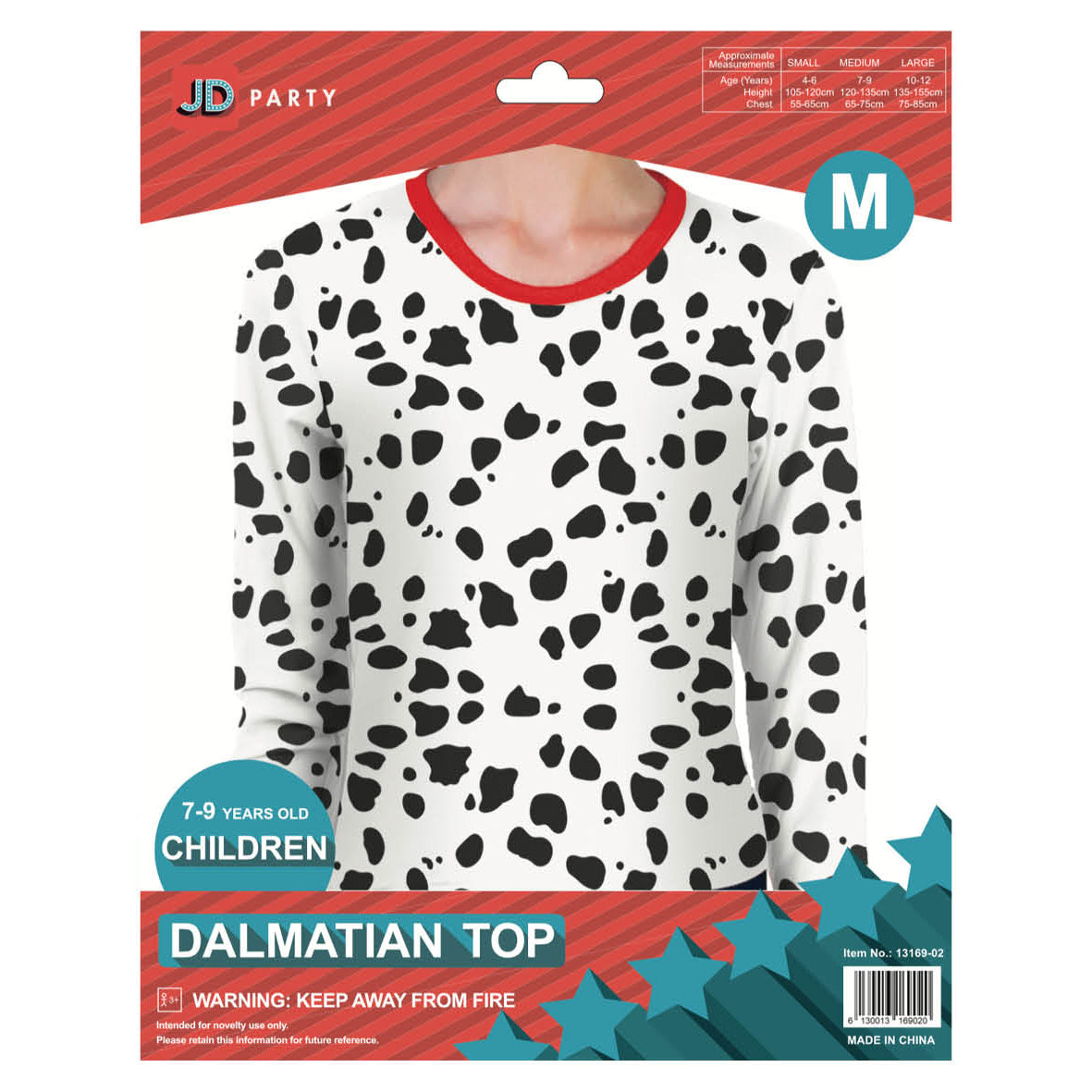 Child Dalmatian Top Sydney Costume Shop