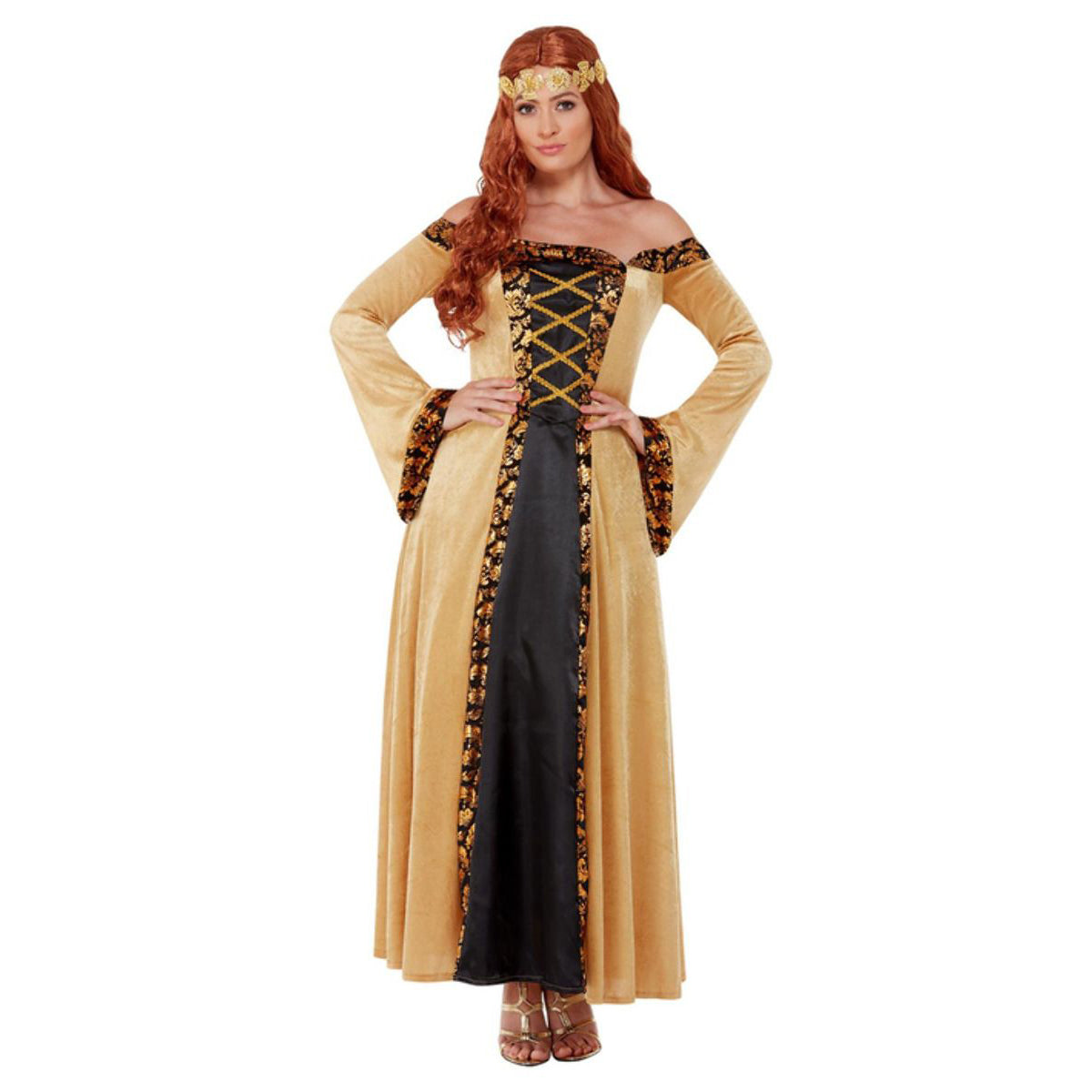 Deluxe Medieval Countess Costume, Gold – Sydney Costume Shop