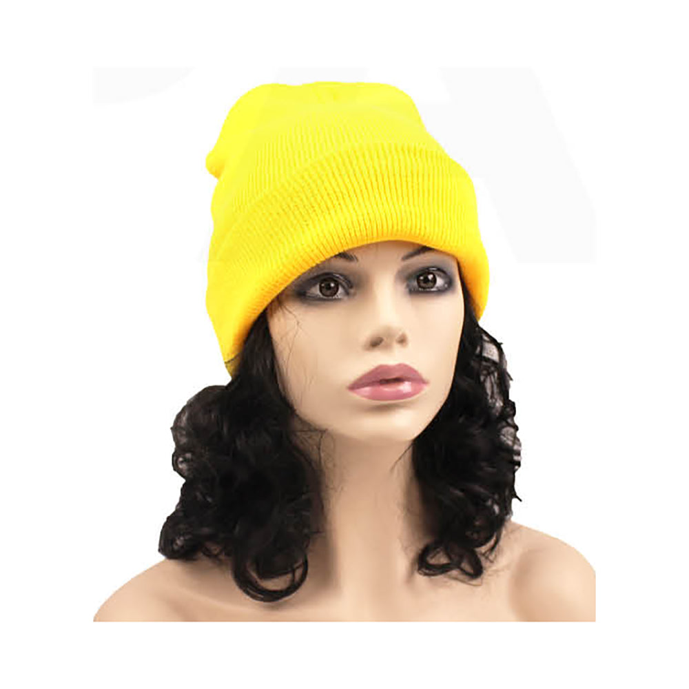 Fluro Beanie - Yellow – Sydney Costume Shop