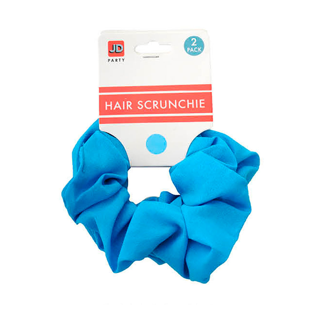 Hair Scrunchie Fluro Blue