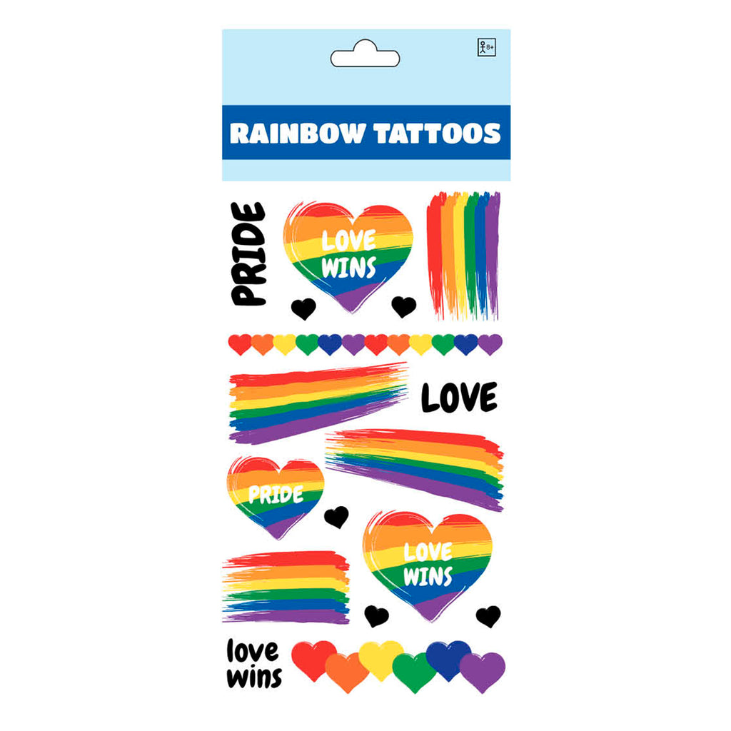 1/5/10/20pcs Rainbow Pride Day Tattoo Stickers Lgbt Party Celebration  Waterproof Temporary Transfer Tattoo | Fruugo FR