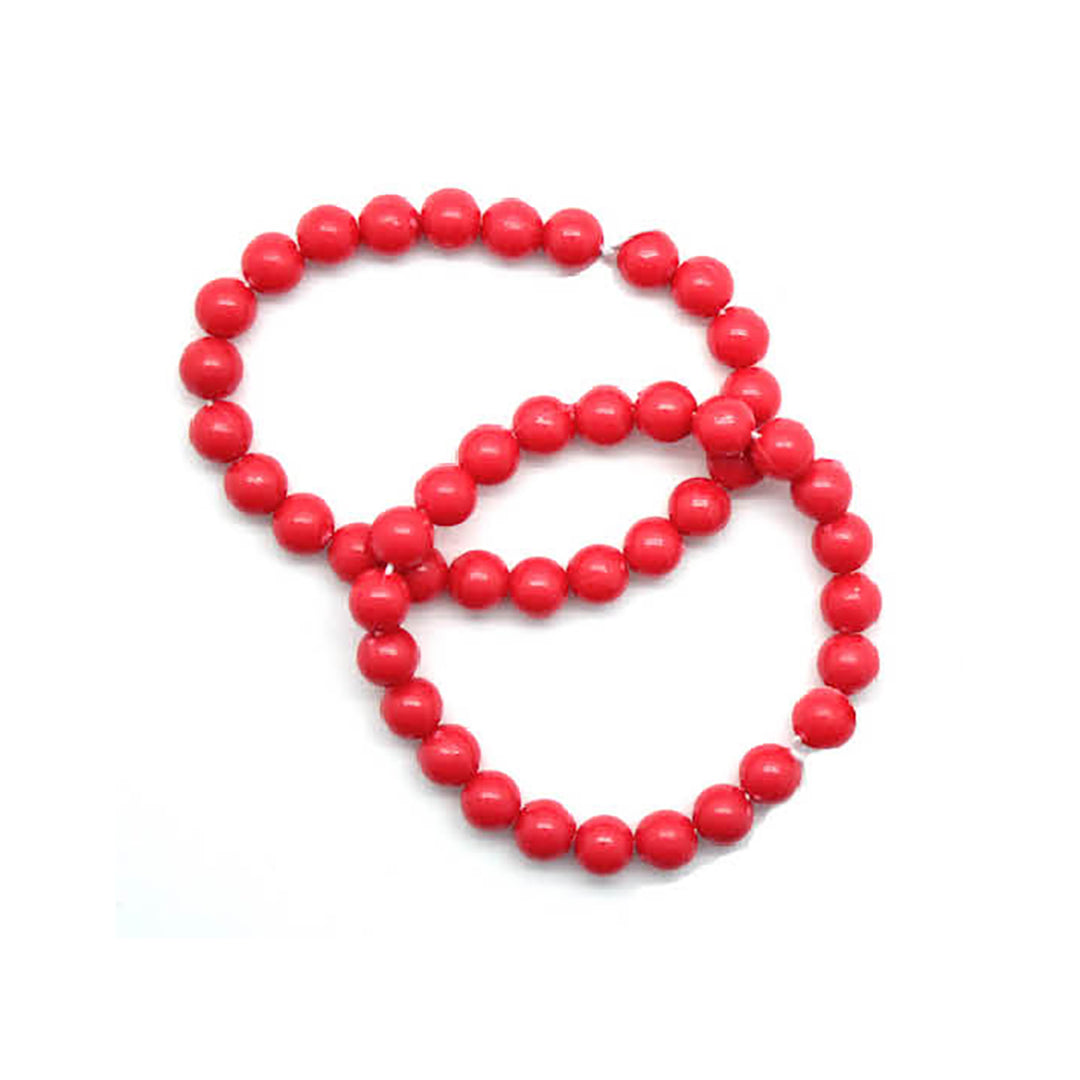 Beaded Bracelet Red