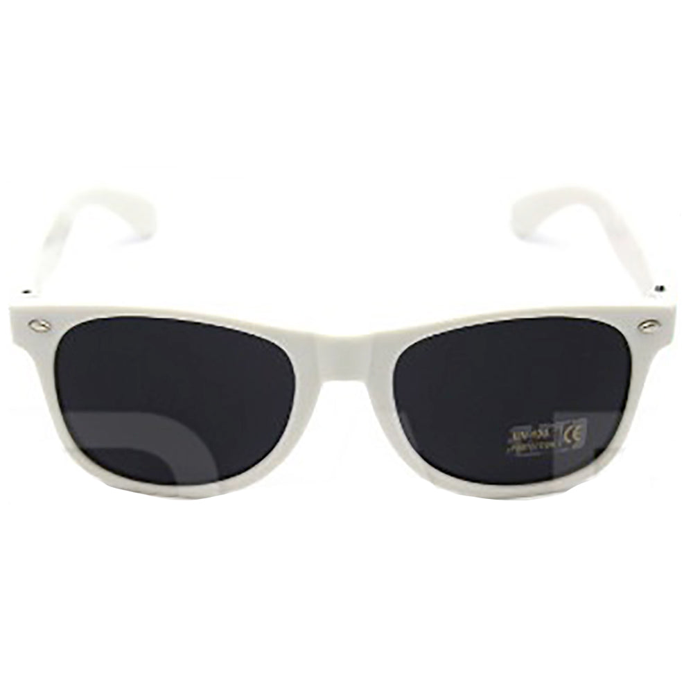 Party Glasses Wayfarers Dark - White